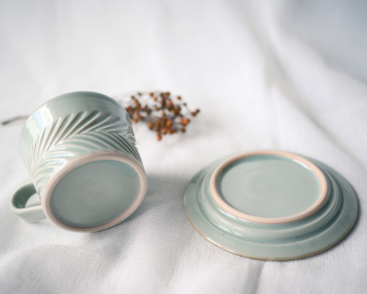 カップ&ソーサー ブルー① / シイナナナエ(tone.) 画像5