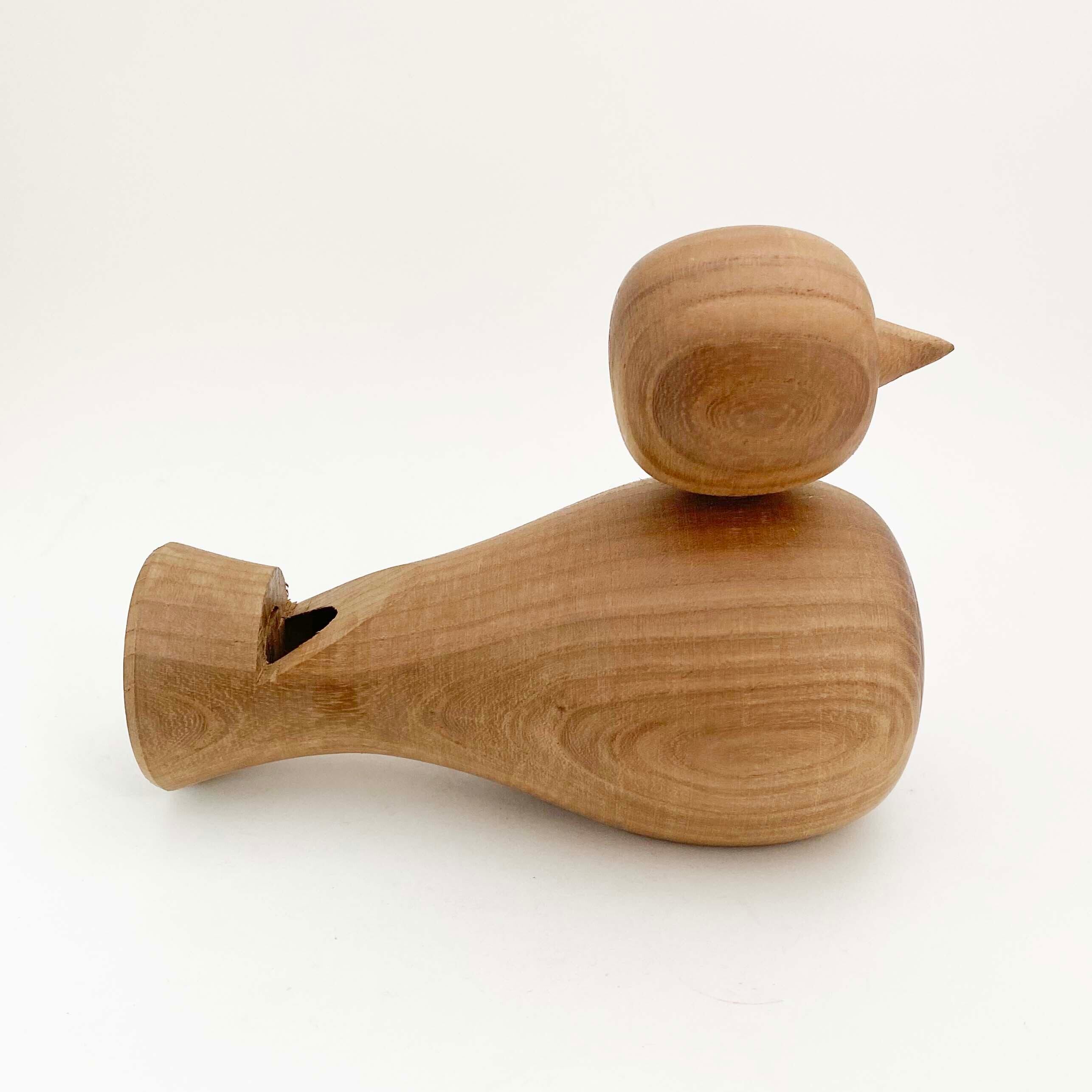 特大サイズ鳥の木笛（津軽系不明）