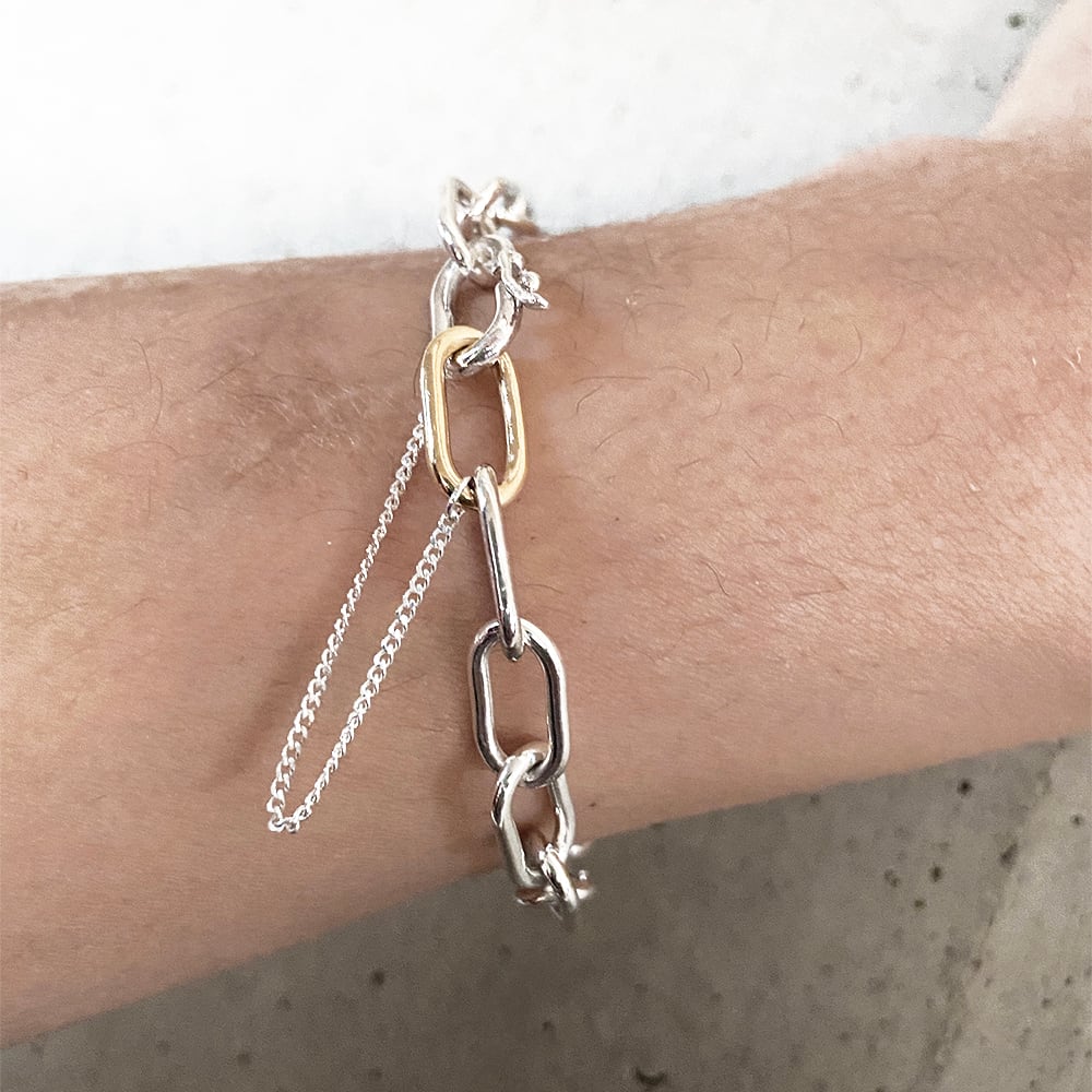 combi cable chain bracelet | P.O.P jewelry