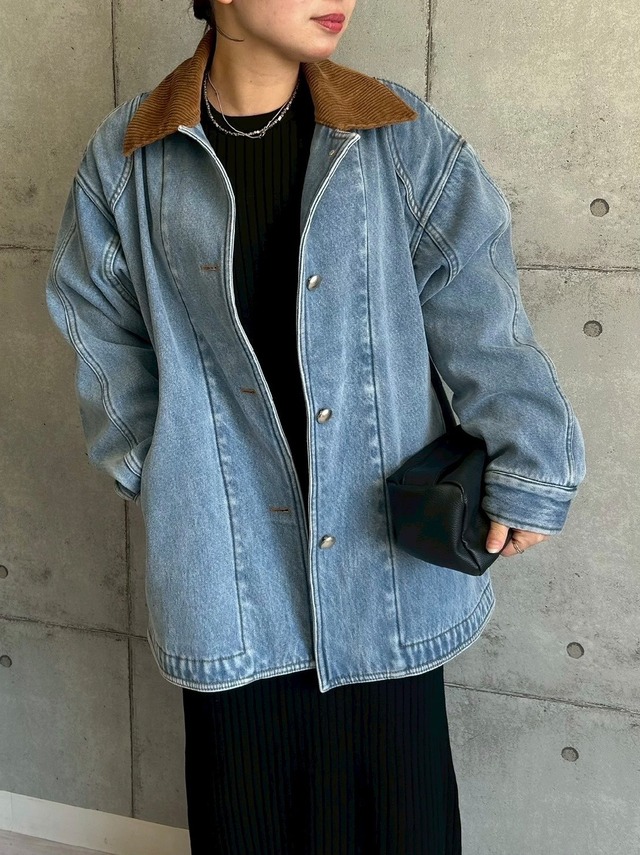 【 ROSIEE 】裏起毛デニムジャケット