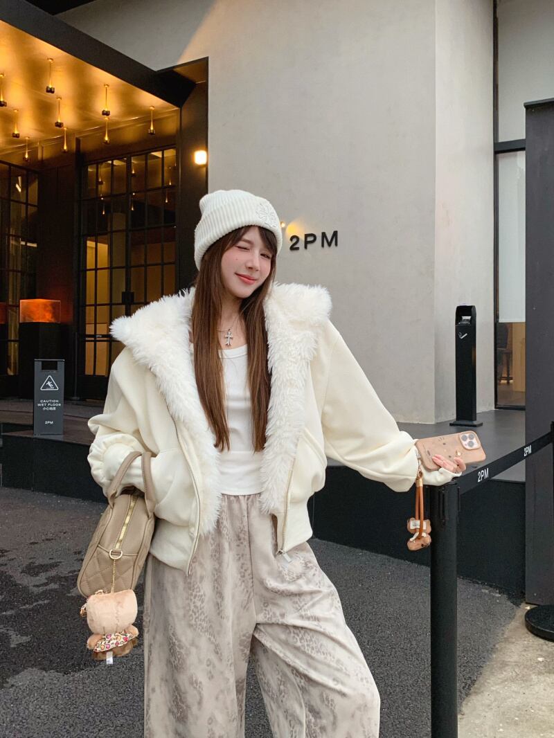 アウター】フェイクファーパーカー | NovemBirth