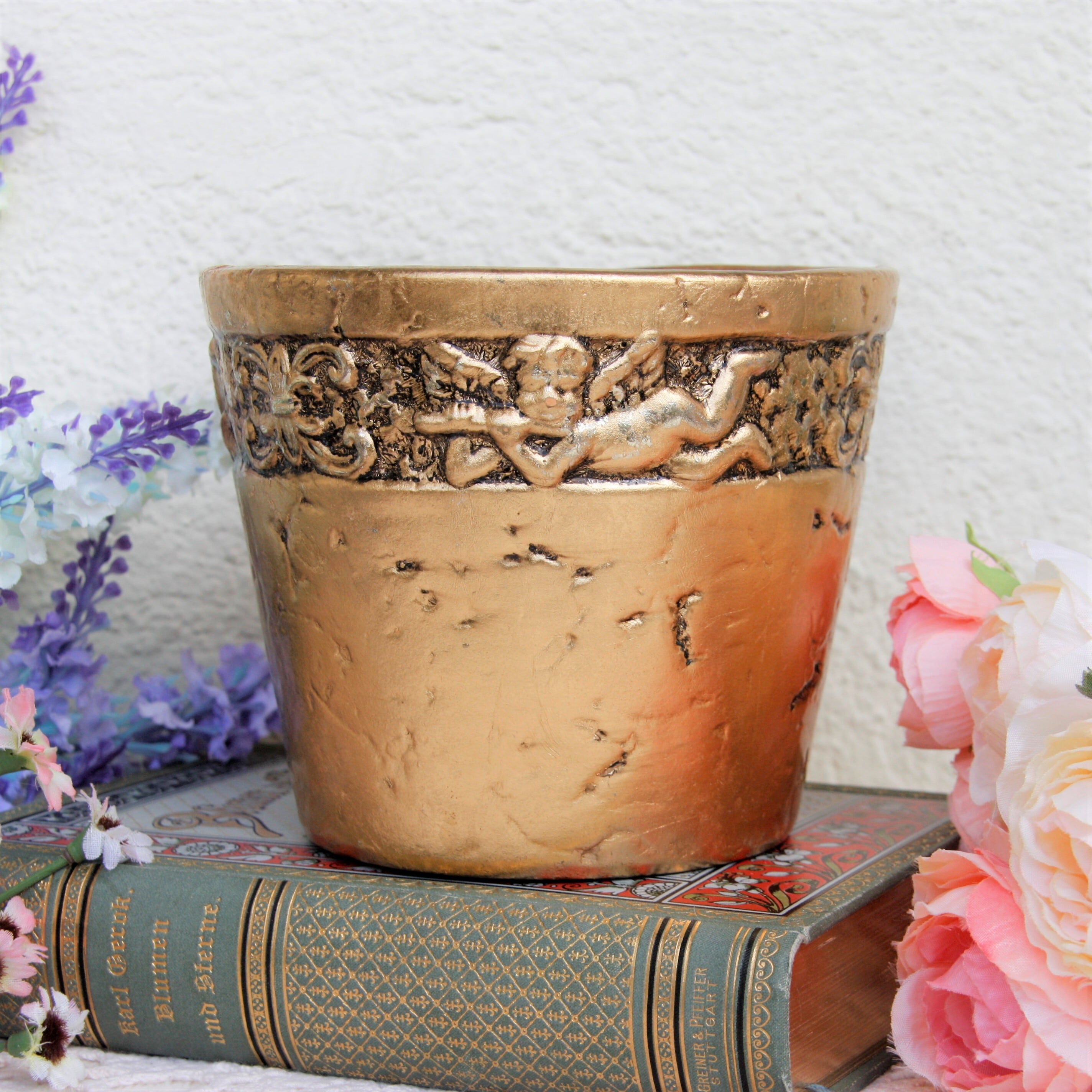 ヴィンテージ デルフト陶器 一輪挿し 花瓶 オランダ製 ハンドペイント