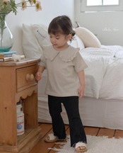 bebenine 26/SM フリル丸襟Tシャツ