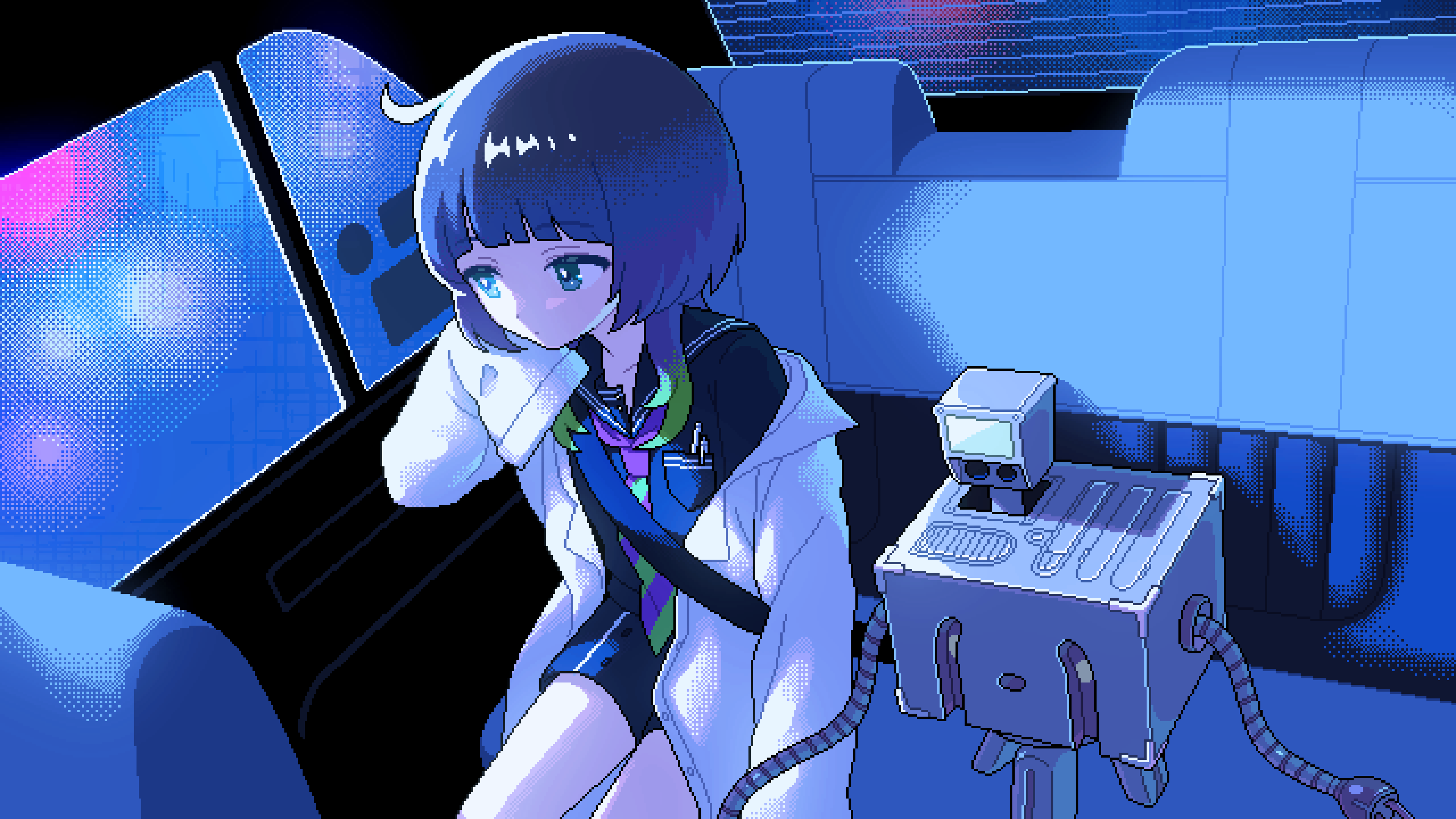 機田ゆんタクシープリントTシャツ