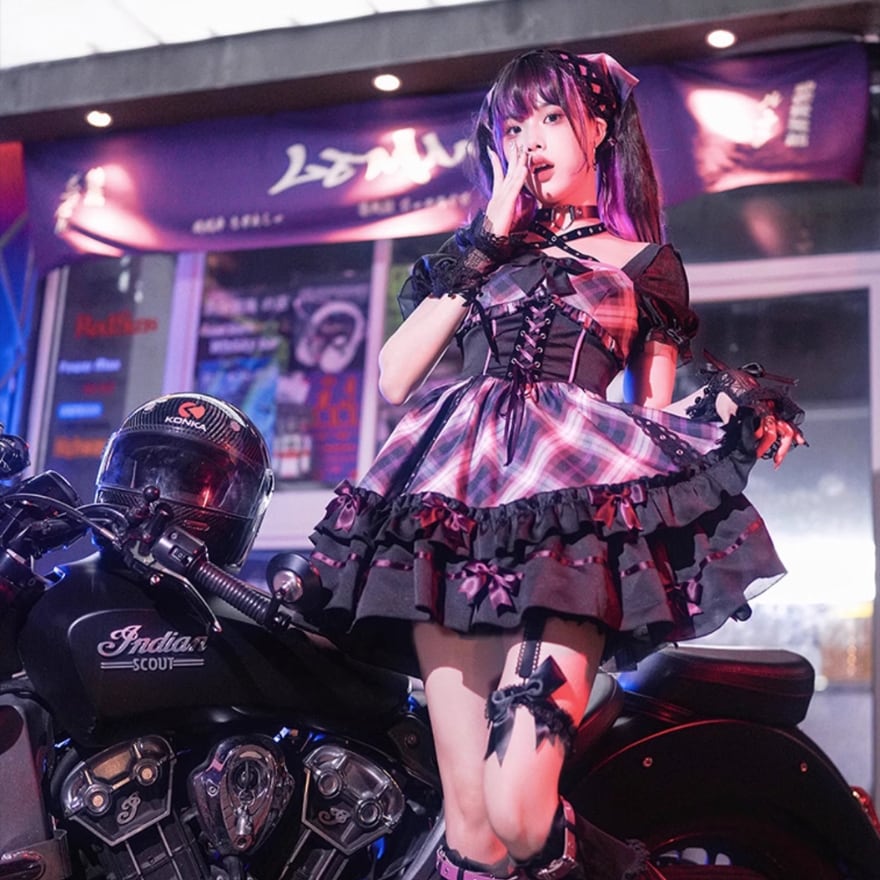 ロリータファッション通販 SEASONZ ジャンパースカート チャック