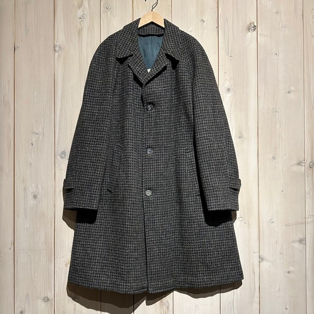 【a.k.a.C.a.k.a】"Harris Tweed" Vintage Loose Long Coat