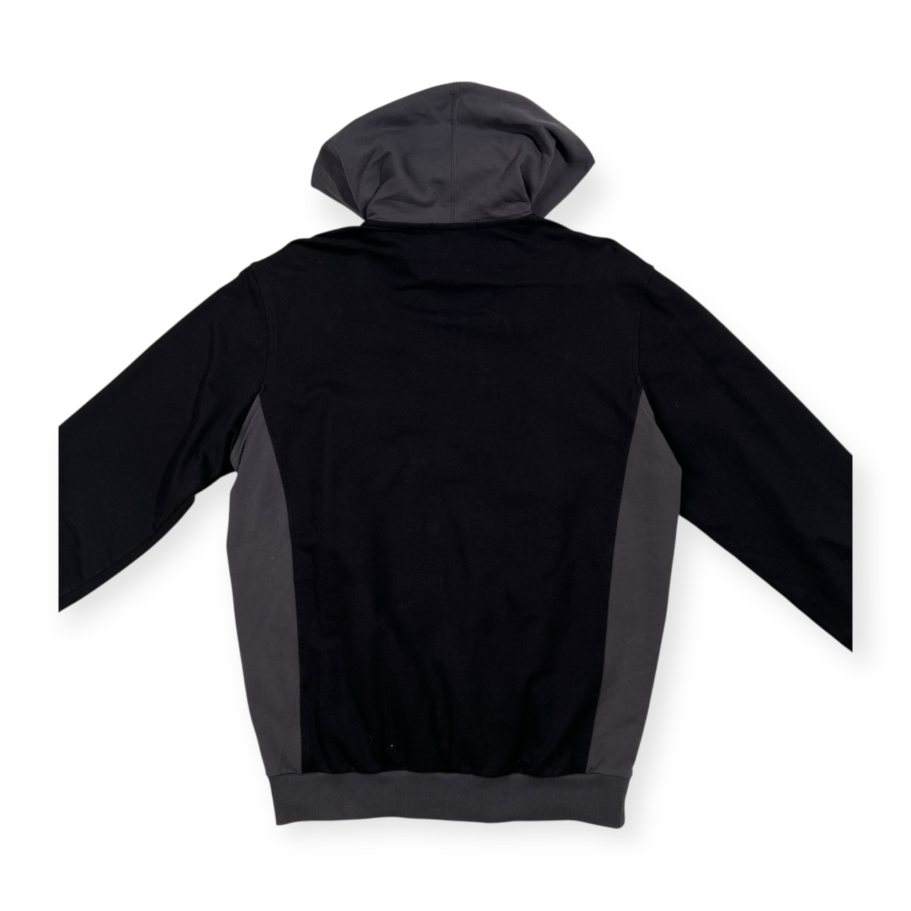 CASTELBAJAC カステルバジャック 刺繍入り トラックジャケット風 ジップアップ 切替 パーカー ジャケット サイズ 48 /ブラック系/メンズ