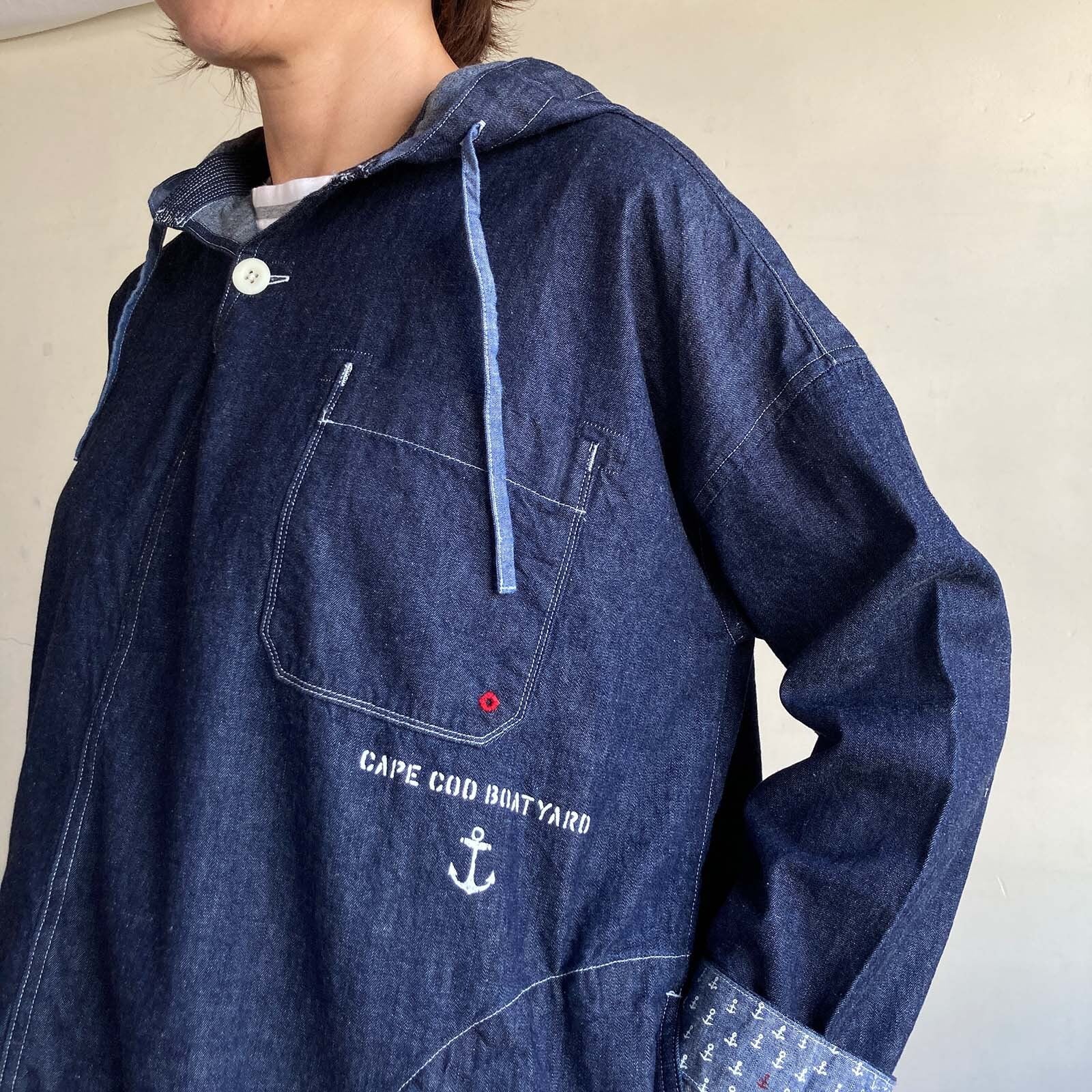フードデッキシャツ HAYATE CCBY DUTY WEAR /デニムシャツ 61S70