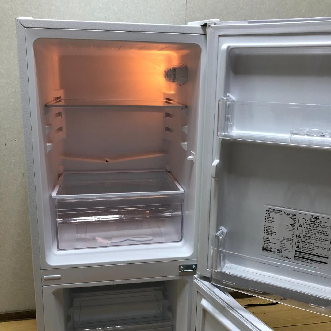 超美品 高年式 中古 MAXZEN 冷蔵庫 JR117ML01WH 88140 超美品 高年式 中古品 MAXZEN 2ドア 冷凍冷蔵庫 JR117ML01WH 117L
