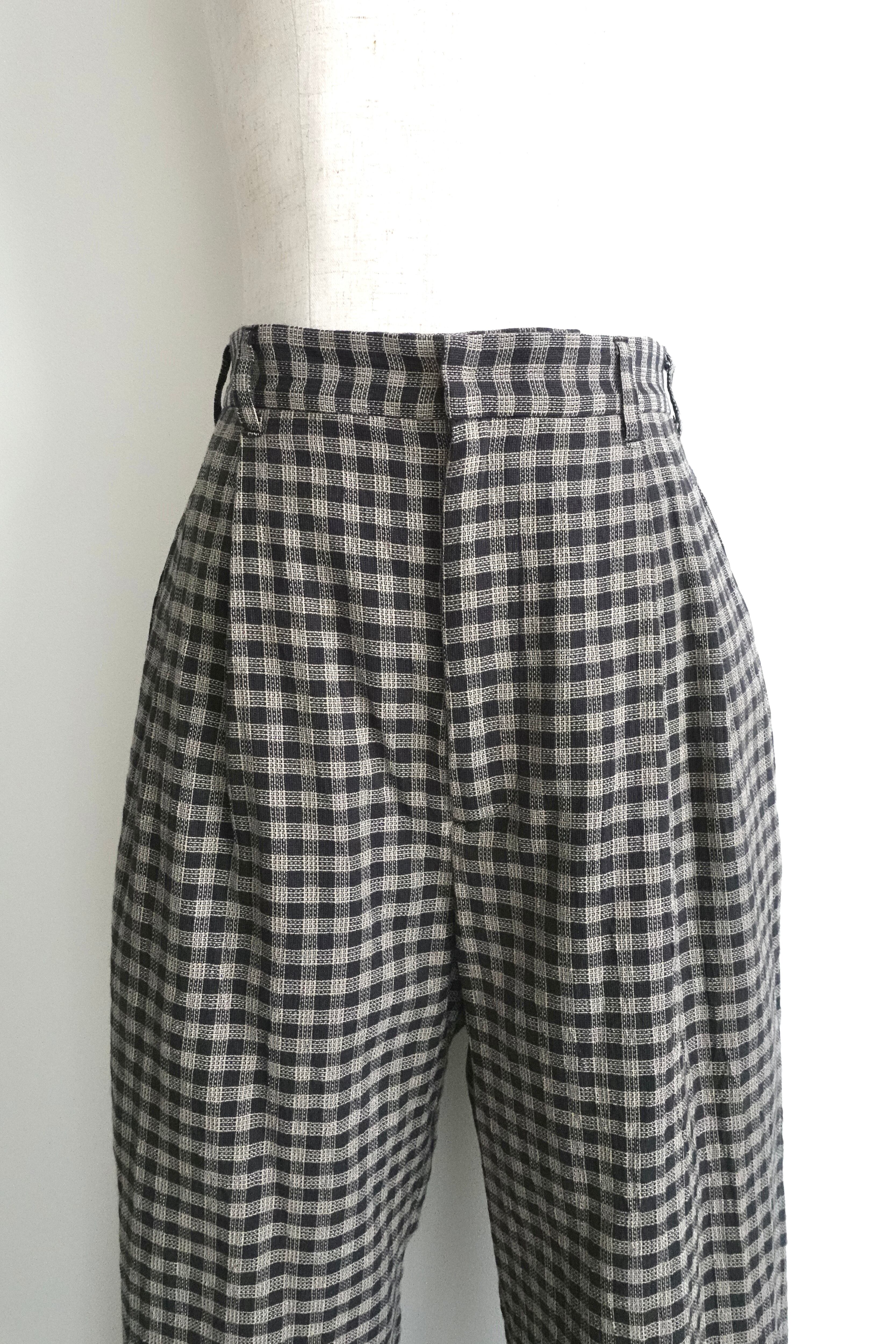 ERiKOKATORi】check cotton pants | TOLMA.