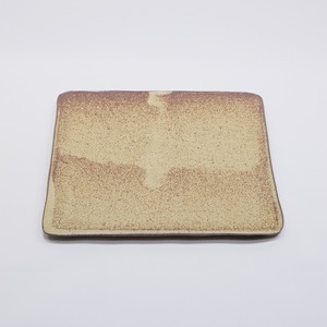 mego　角プレート　小　rust（サビ）　【陶器】再入荷　23021032601