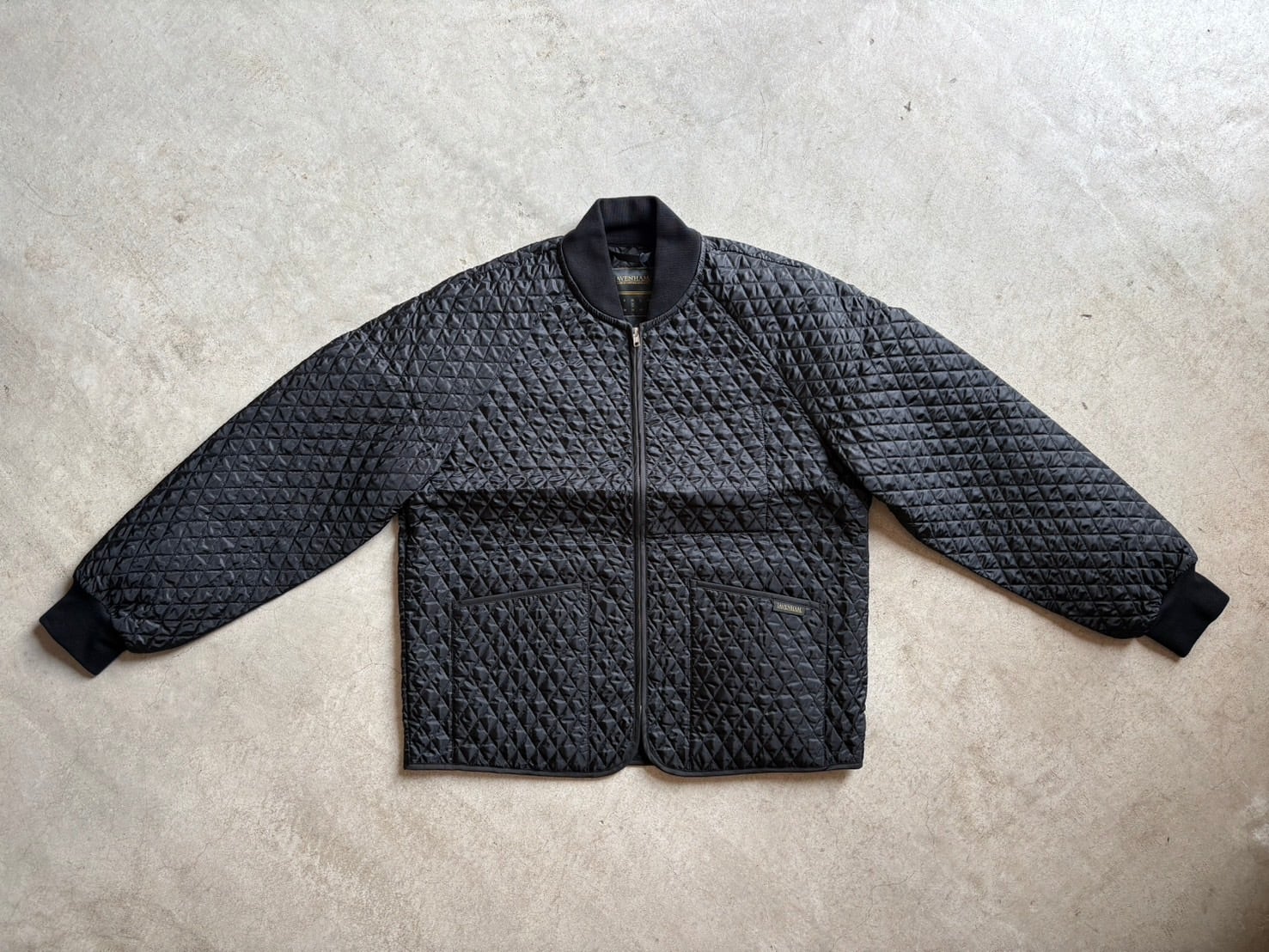 メンズ LAVENHAM ラベンハム Black Edition Panelled Jacket Mens