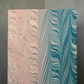 「紅掛空色」〜大矢羽柄×ドット〜　セオアルファ楊柳