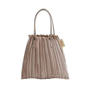 カラフルプリーツバッグ S(DSP-863)#55マッシュルーム