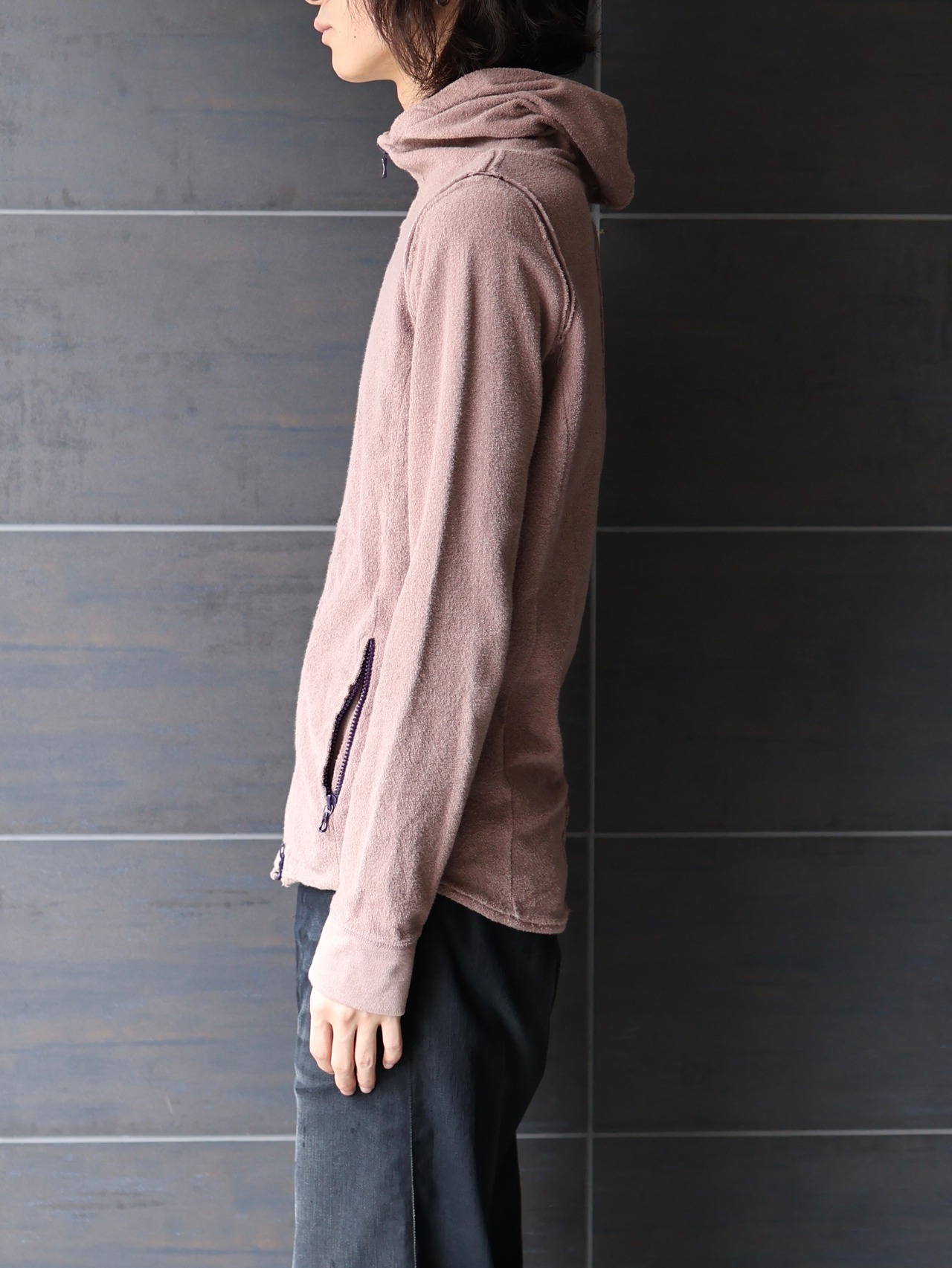 【ripvanwinkle】towel zip up hoodie