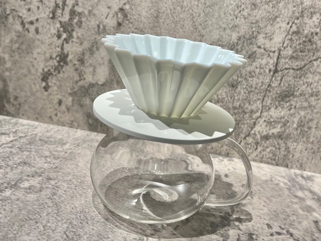 ORIGAMIドリッパーホルダー 木目ホワイト Grain White