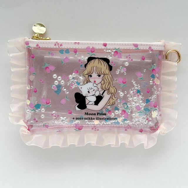 再販♡Black Girl Clear Pouch(M)