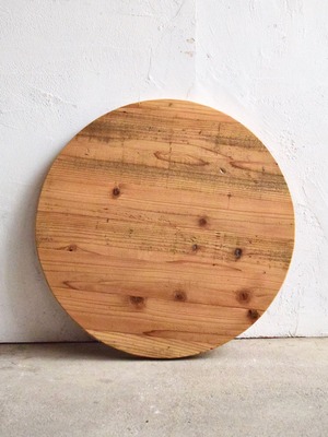 Table top board 〔old lumber：circle〕
