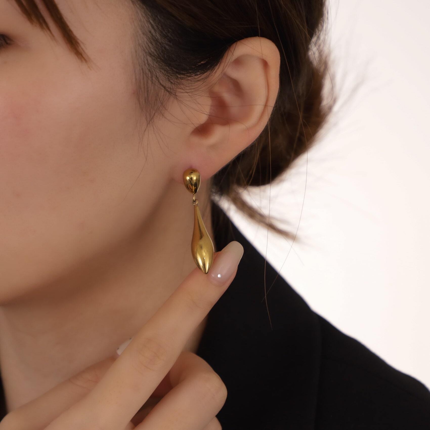 316L gleam drop pierce #p160 | fino（フィノ）