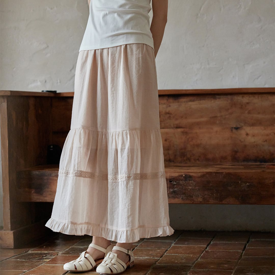 beautiful medium skirt in pink