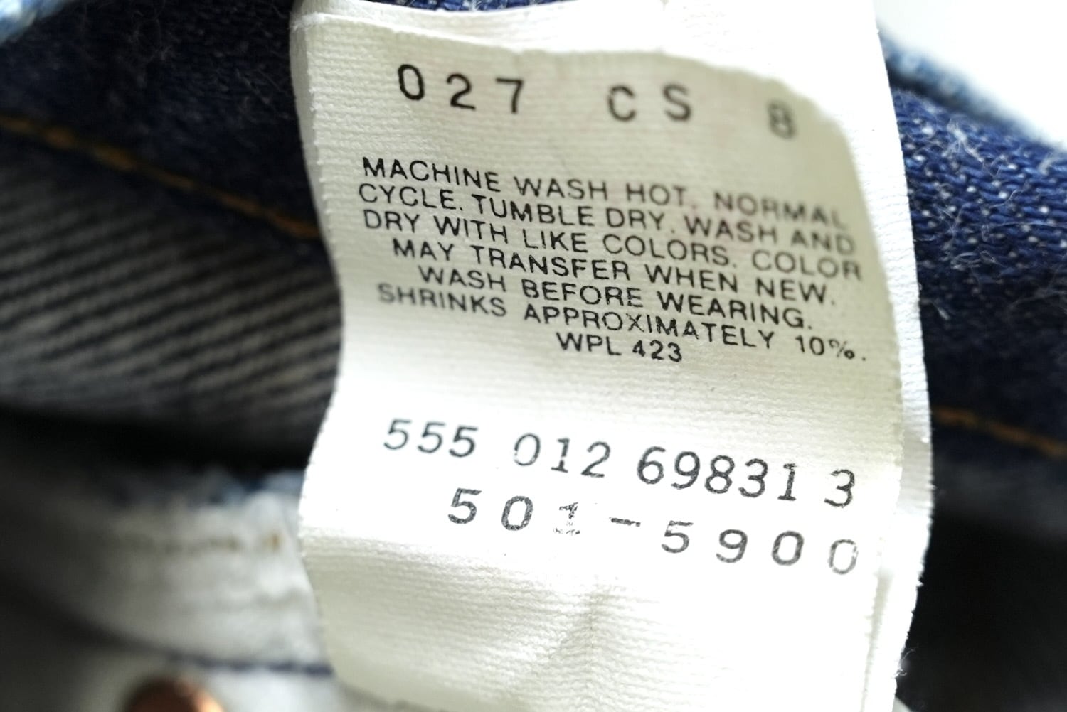 4262 Levi's リーバイス 501xx 501-5900 W29 L36 赤文字 米国製