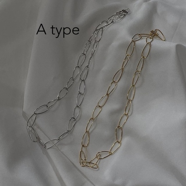 s925 simple chain necklace (N42)