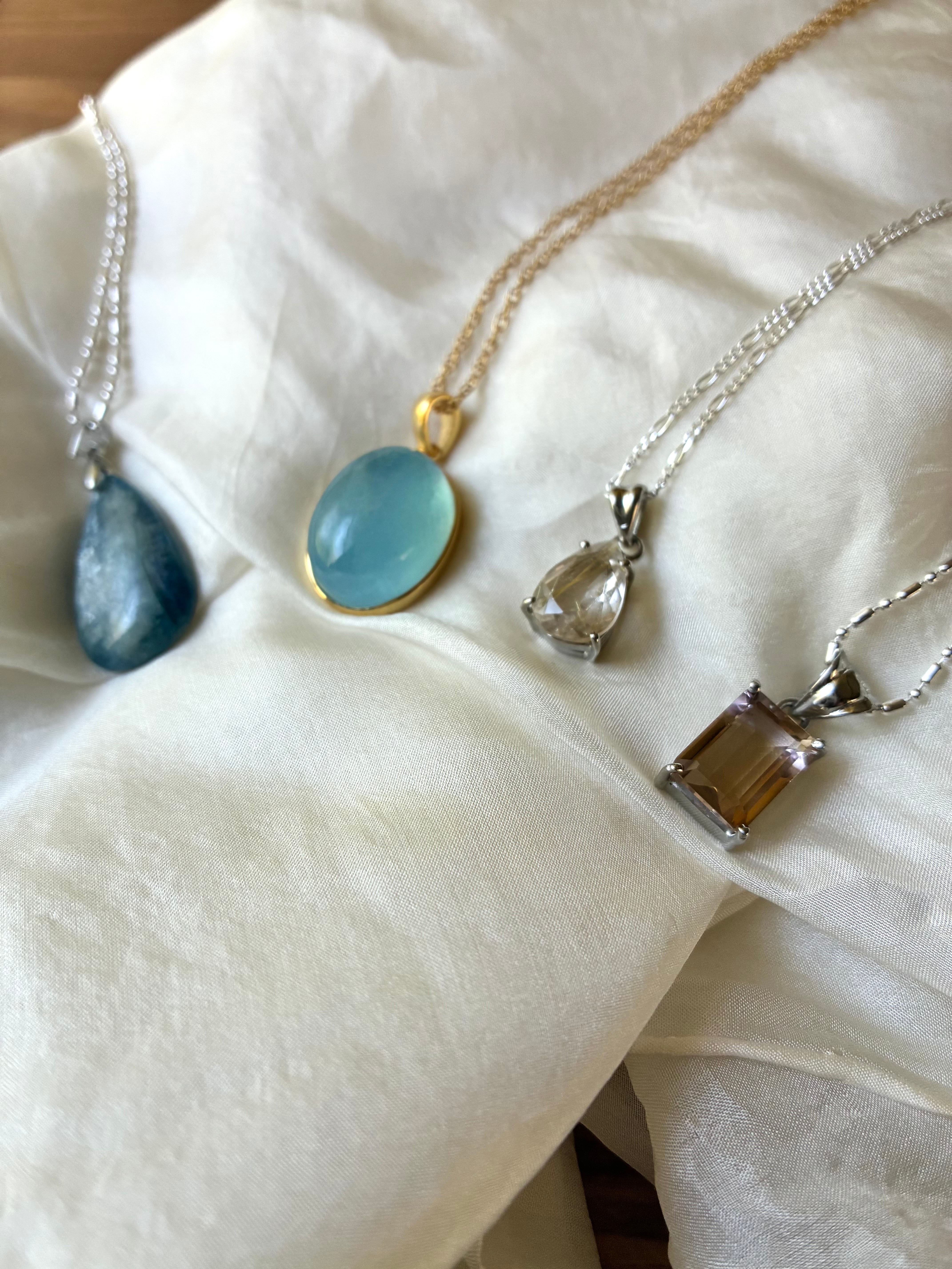Aquamarine 〜きらめき〜　necklace