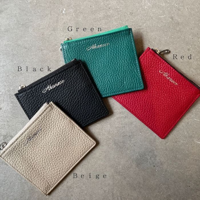 シュリンクレザー】本革 ミドル フラグメントケース〈Leather Middle
