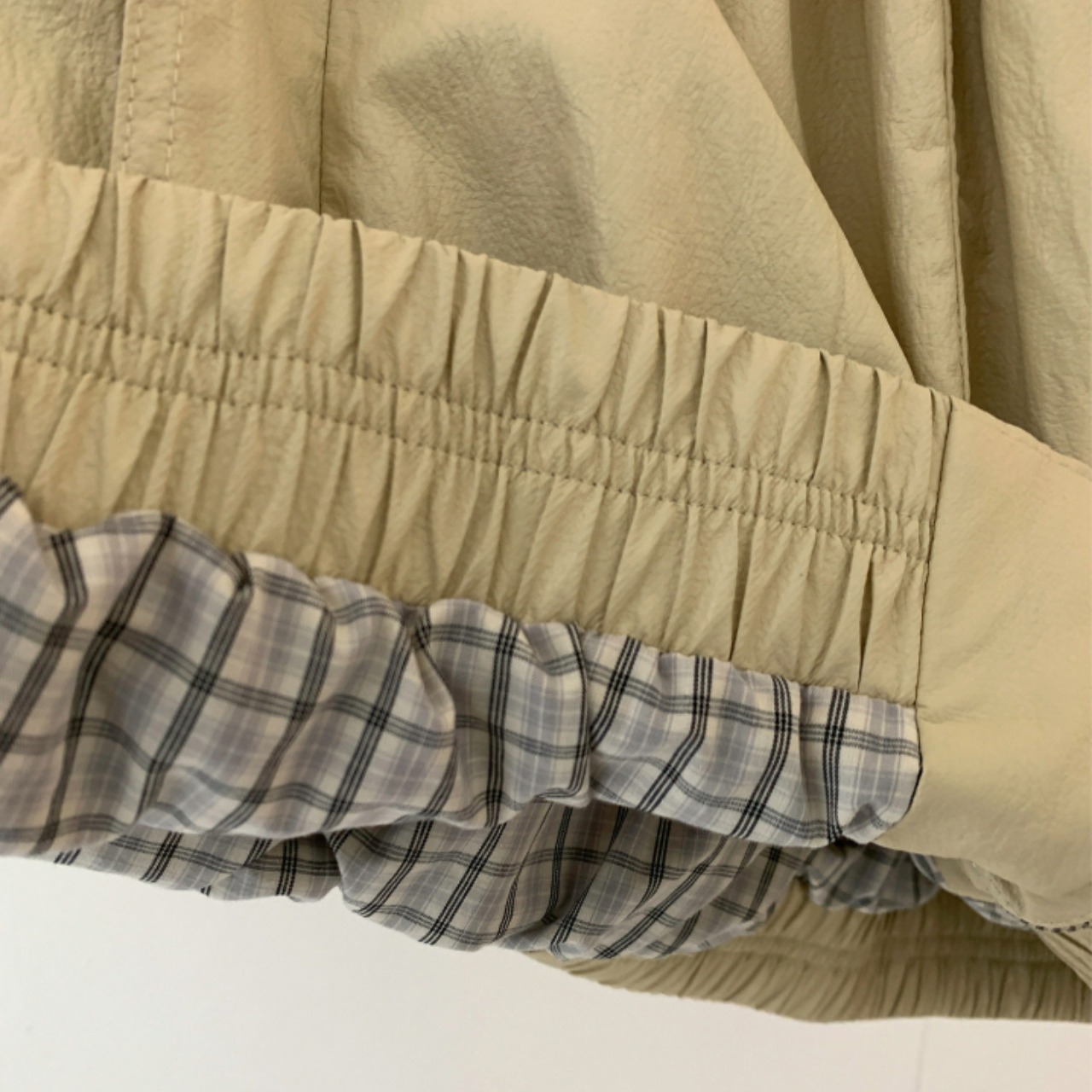 Doublure Check Stand Collar jacket F0610