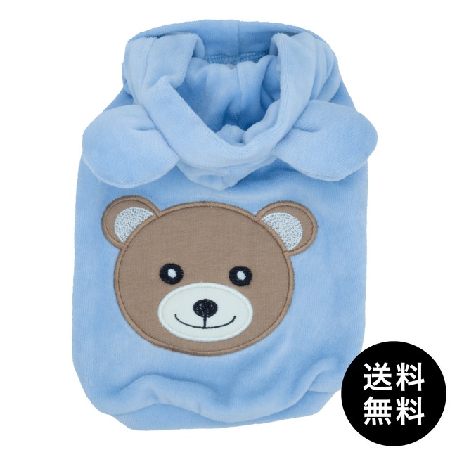 Sparkling DOG（スパークリングドッグ）SPARKLING BEAR SWEATSHIRT/BABY BLUE ゆうパケット対応