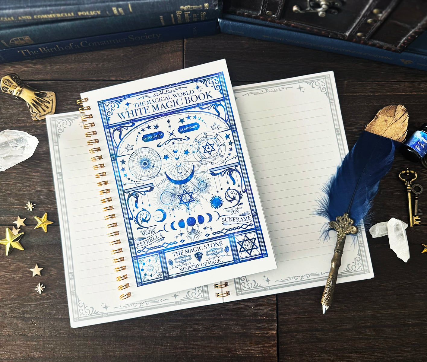 ノート・手帳】魔法の本のようなノート 架空の魔導書