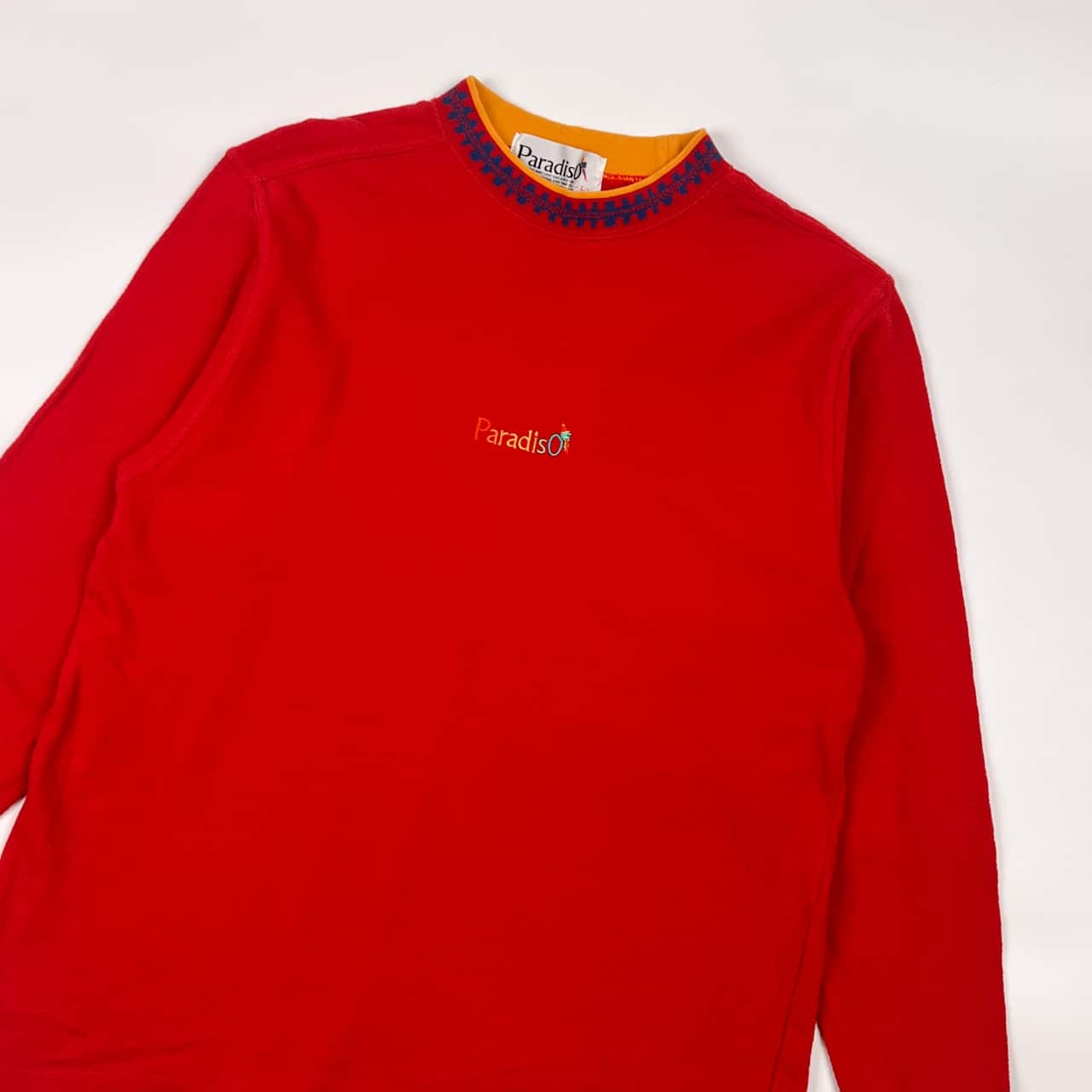 Paradiso パラディーゾ 長袖 トレーナー L/レッド メンズ ゴルフ