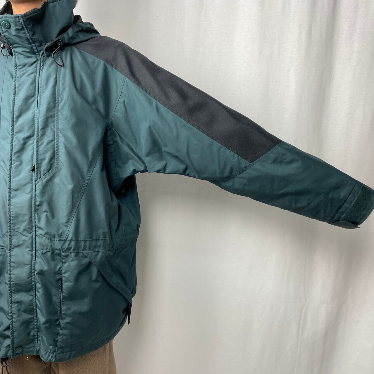 Columbiaコロンビア　マウンテンパーカー　モスグリーン　フード脱着　2XL