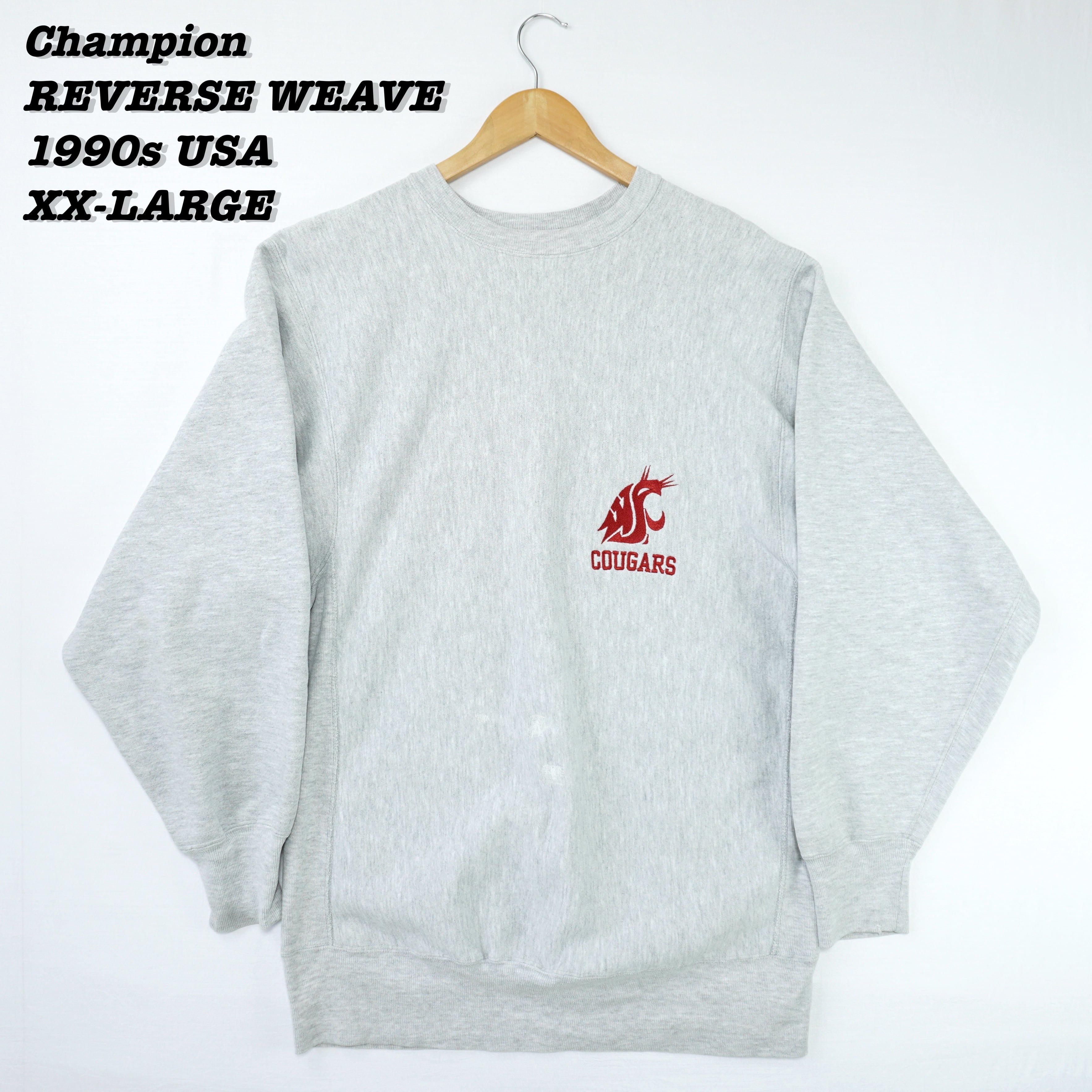 Champion REVERSE WEAVE GRAY USA SWT2312 - スウェット