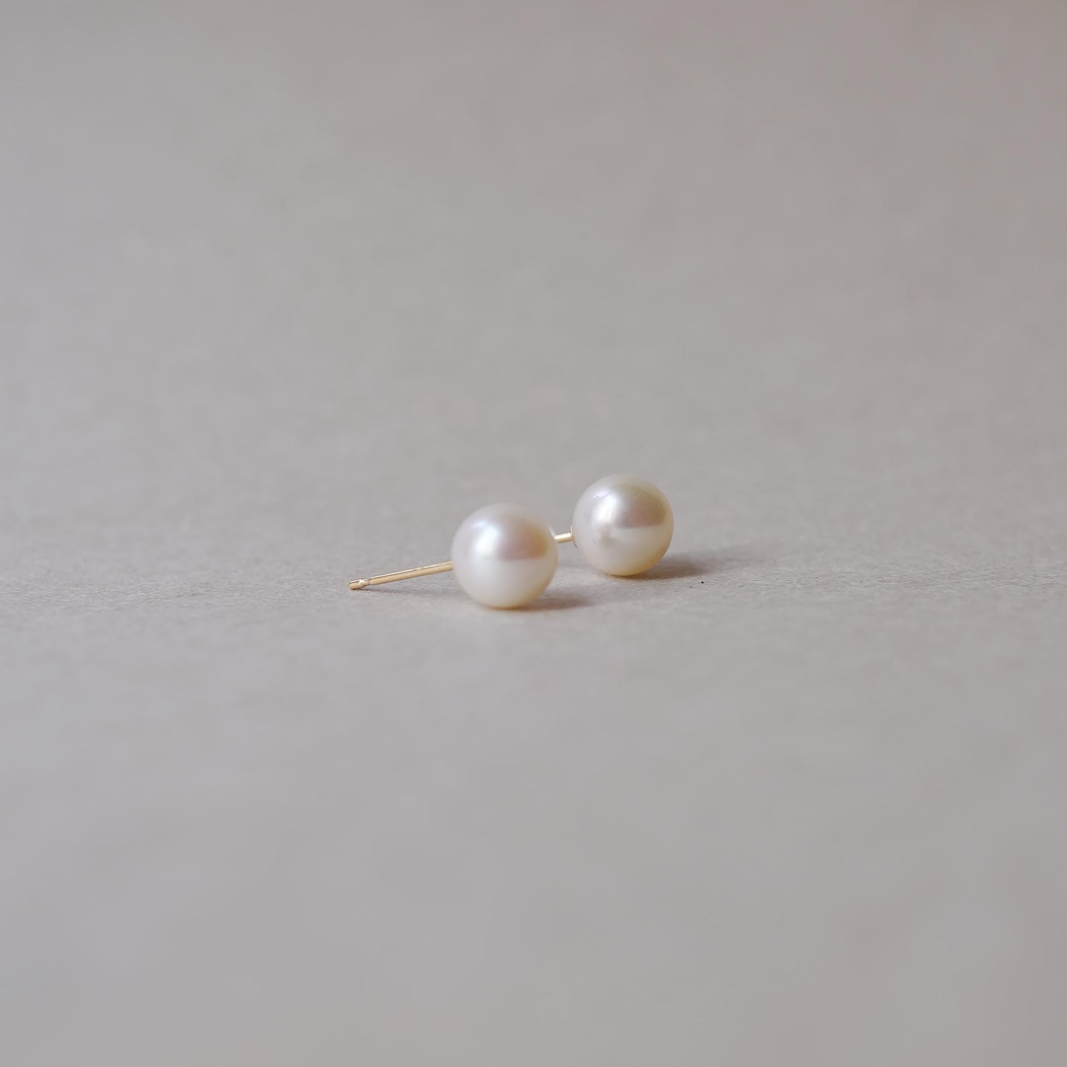 K18 アコヤ真珠ピアス