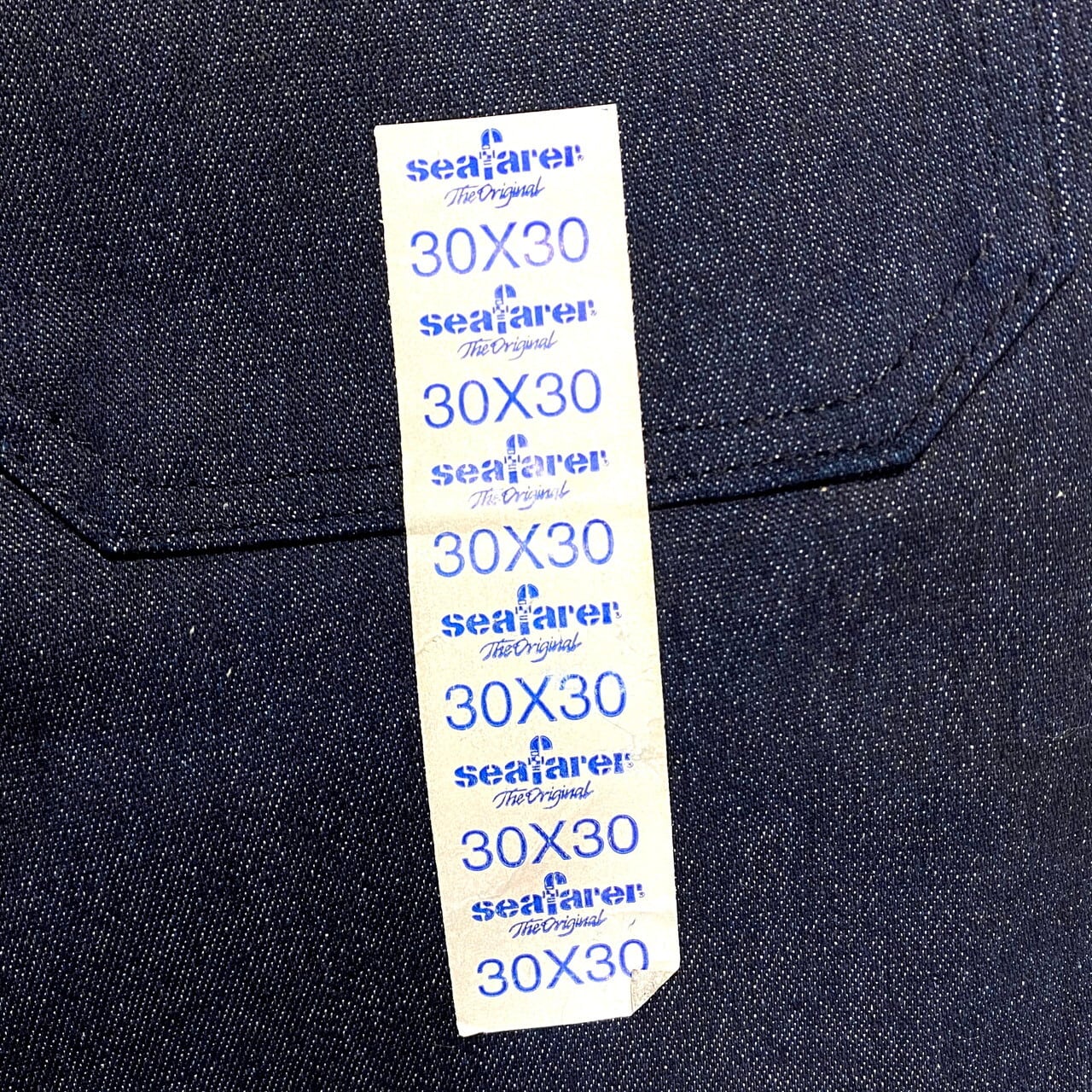 90年代 デッドストック SEAFARER デニムセーラーパンツ フレアパンツ