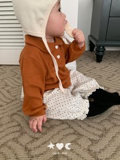 韓国子供服 / LALALAND / 26Autumn / ベベ モダル まるえりTシャツ / 秋服 / ベビー *6M~18M*