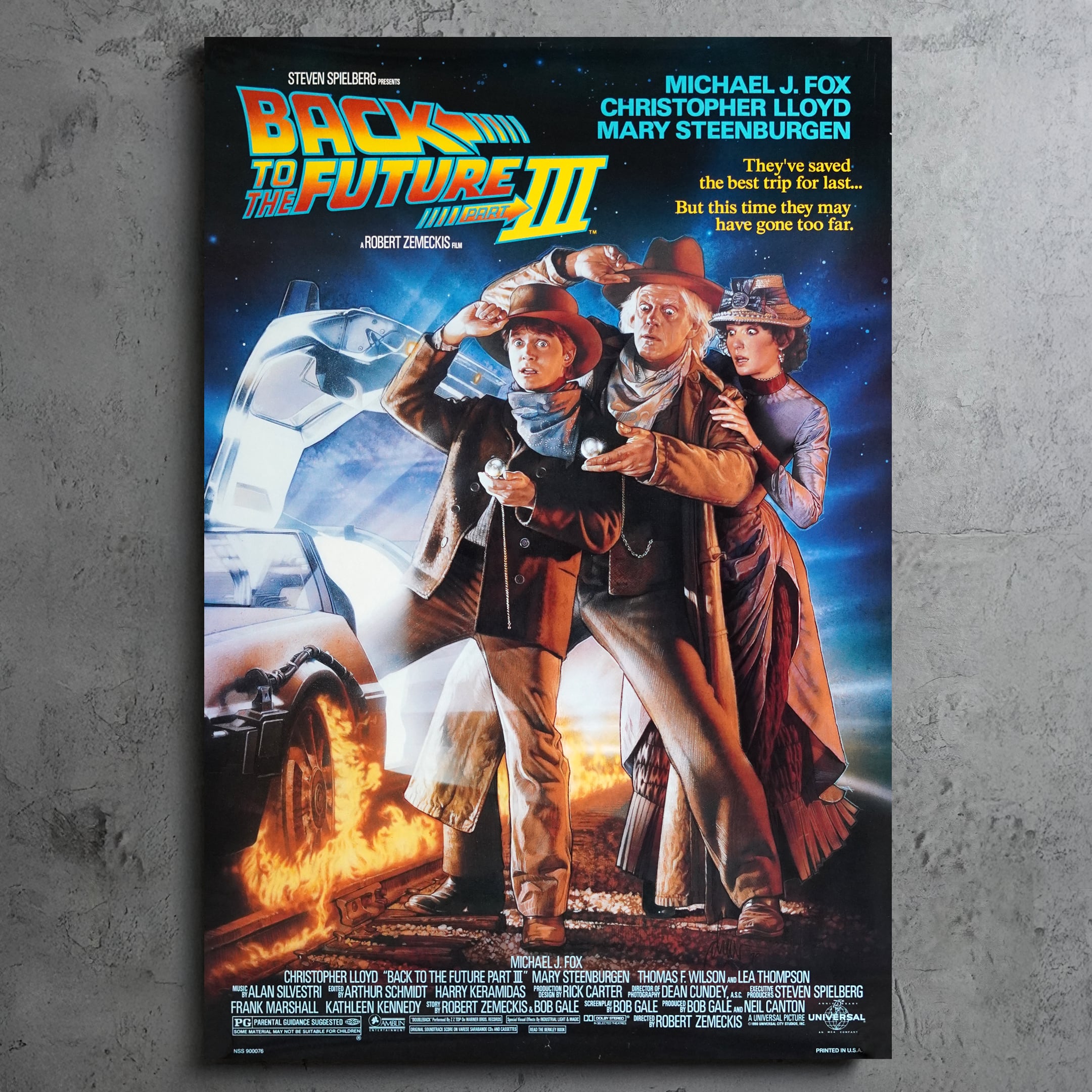 1990 / Back to the Future Part III / US one sheet poster D/S / 686 × 1016mm【PO00000279038】