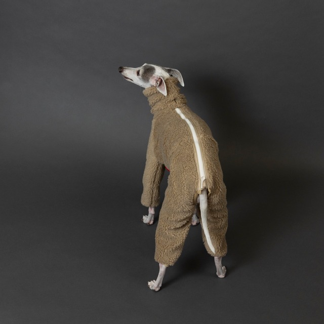 もこもこボアスーツ　beige（ベージュ） / イタグレ服