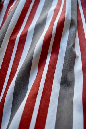 Orange-gray border shirt