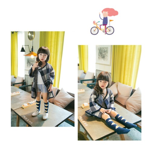 【XSサイズ限定！特価！】珍しい目玉焼き柄！かわいい♪インポートデザインソックス♡靴下 子ども 男女兼用