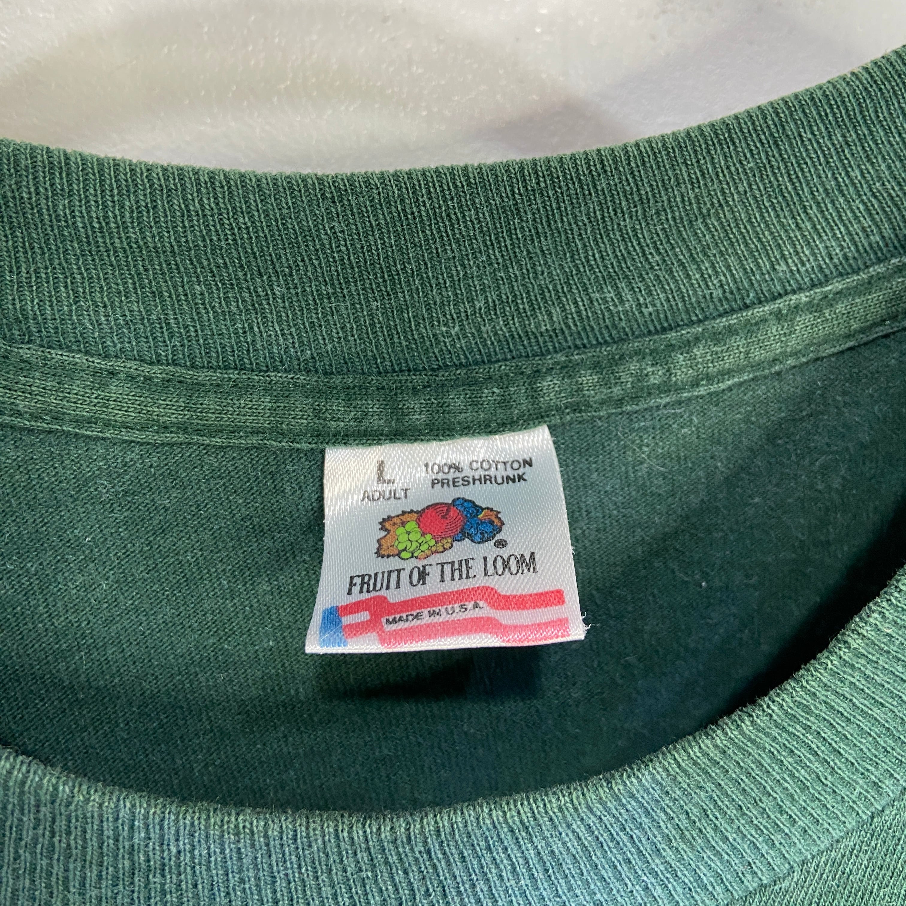 90s USA製 ヘルメット バンドTシャツ バンt エイリアン 緑 L | 古着屋 Uan