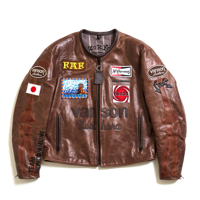 FAKE AS FLOWERS × VANSON / Vanson Leather Moto Jacket