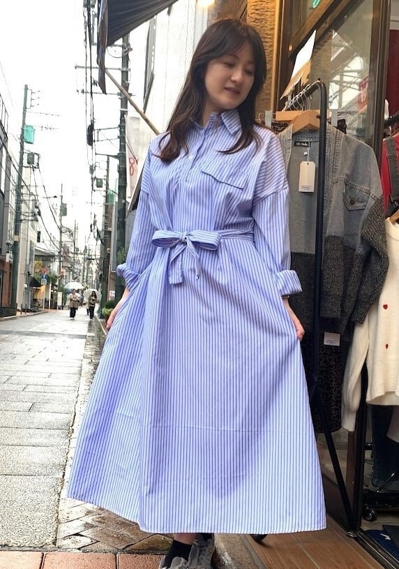 スタライプ柄ドレス ワンピース | ヨコハマスタイルコネクト | 横浜発