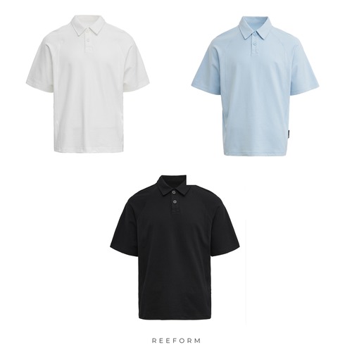 エアコットン 半袖ポロシャツ /ホワイトRF-26SP-032