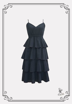 【完売御礼】Ruffle Cami Dress / フリルキャミワンピース