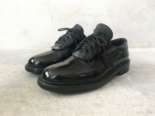 PRADA commando-sole nylon & leather shoes
