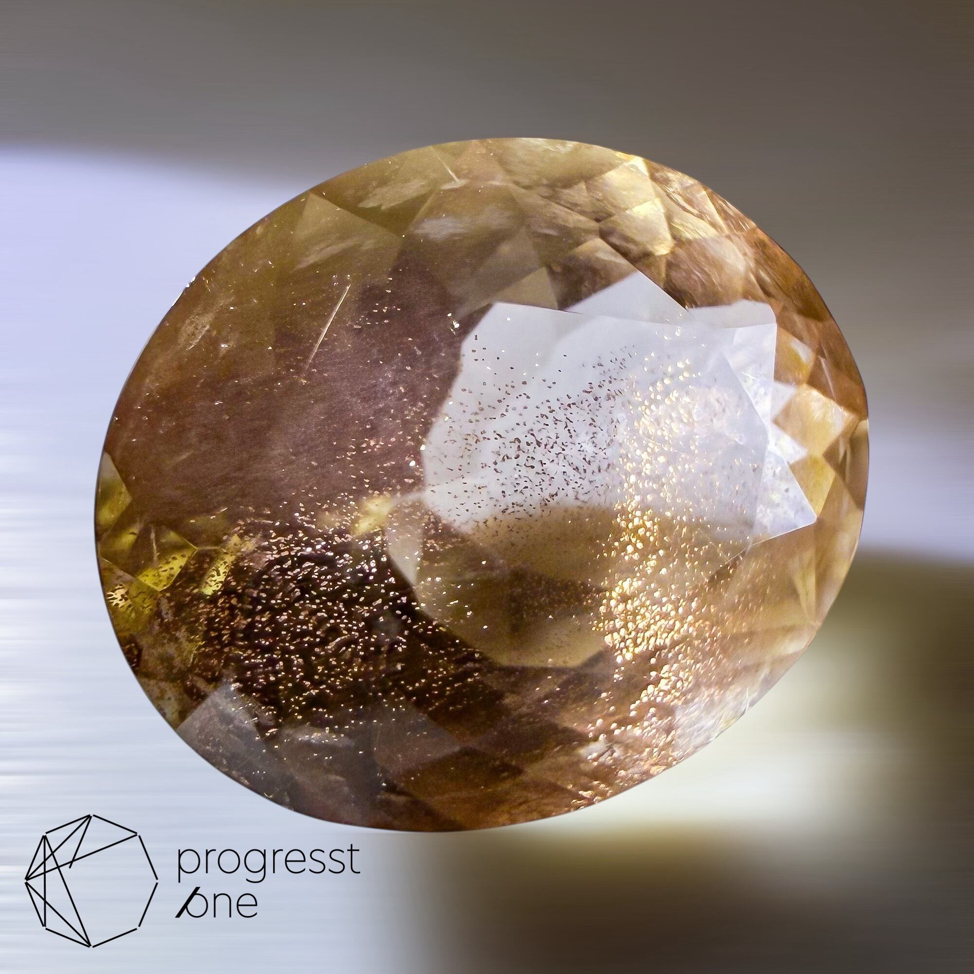 天然石オレゴンサンストーン アメリカ/オレゴン州産オレゴンサンストーン 3.942ct JGGL鑑別付