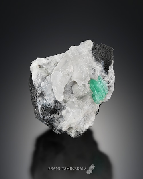 エメラルド / カルサイト【Emerald with Calcite】コロンビア産