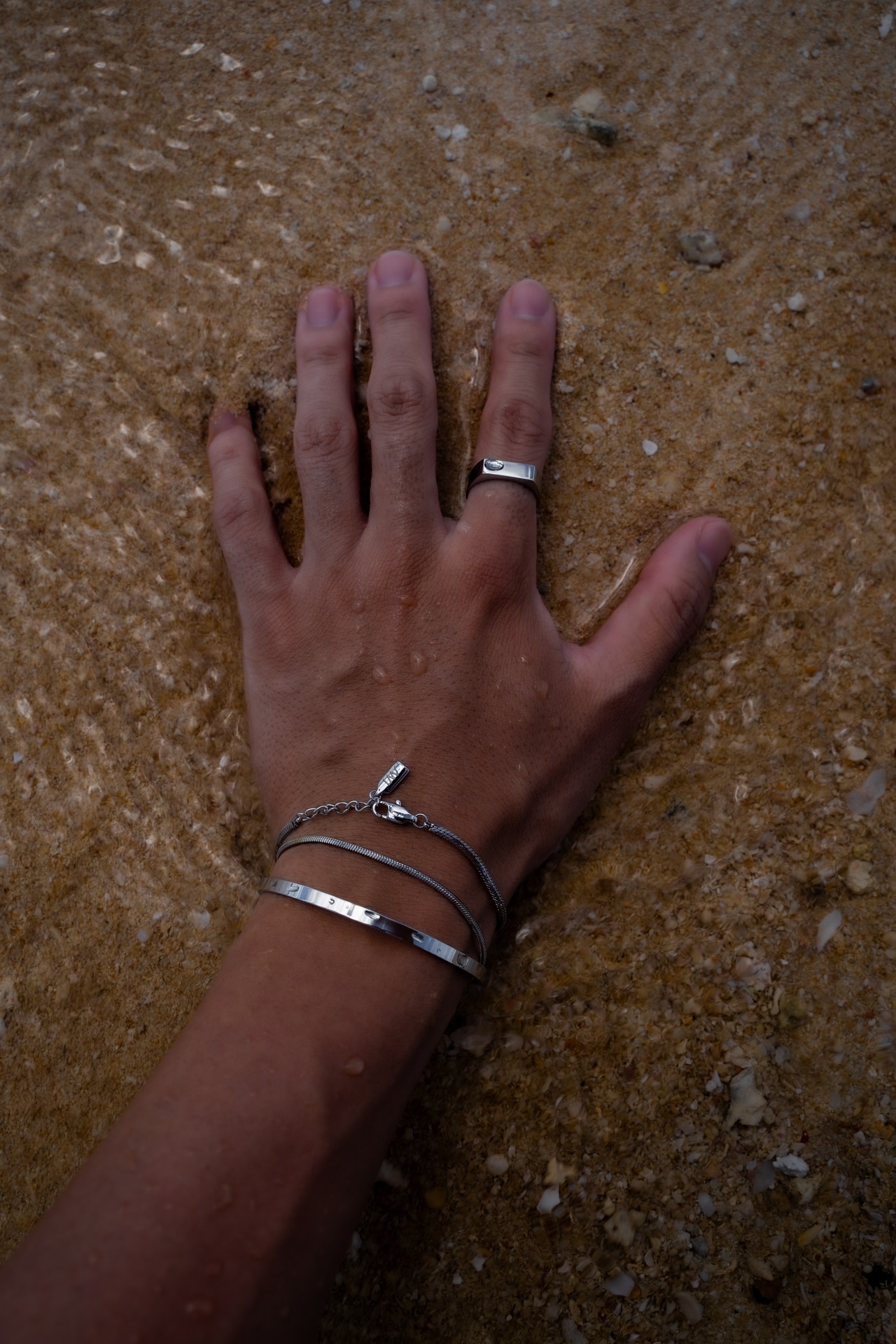 【Open adjust signet ring】/ SILVER